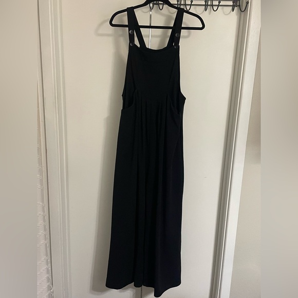 Halara Black Waffle Women's Wide-Leg Jumpsuit - Picture 4 of 7